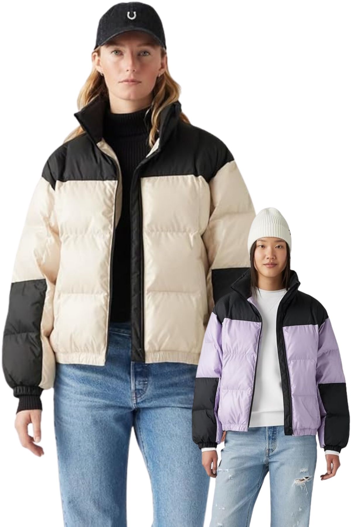 Levi's Delaney Puffer Shorty Kadın Mont