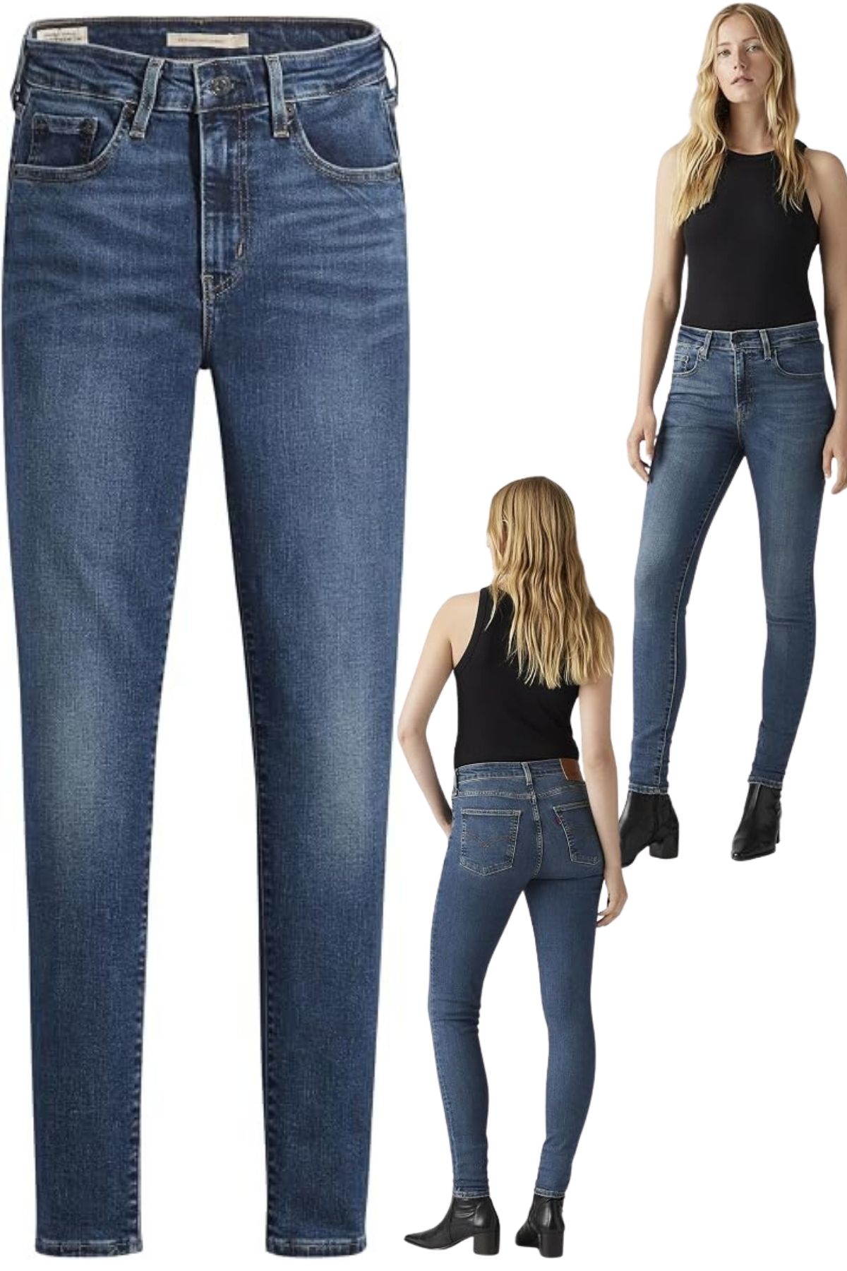 Levi's 721 High Rise Skinny Jeans Jean Pantolon Kadın