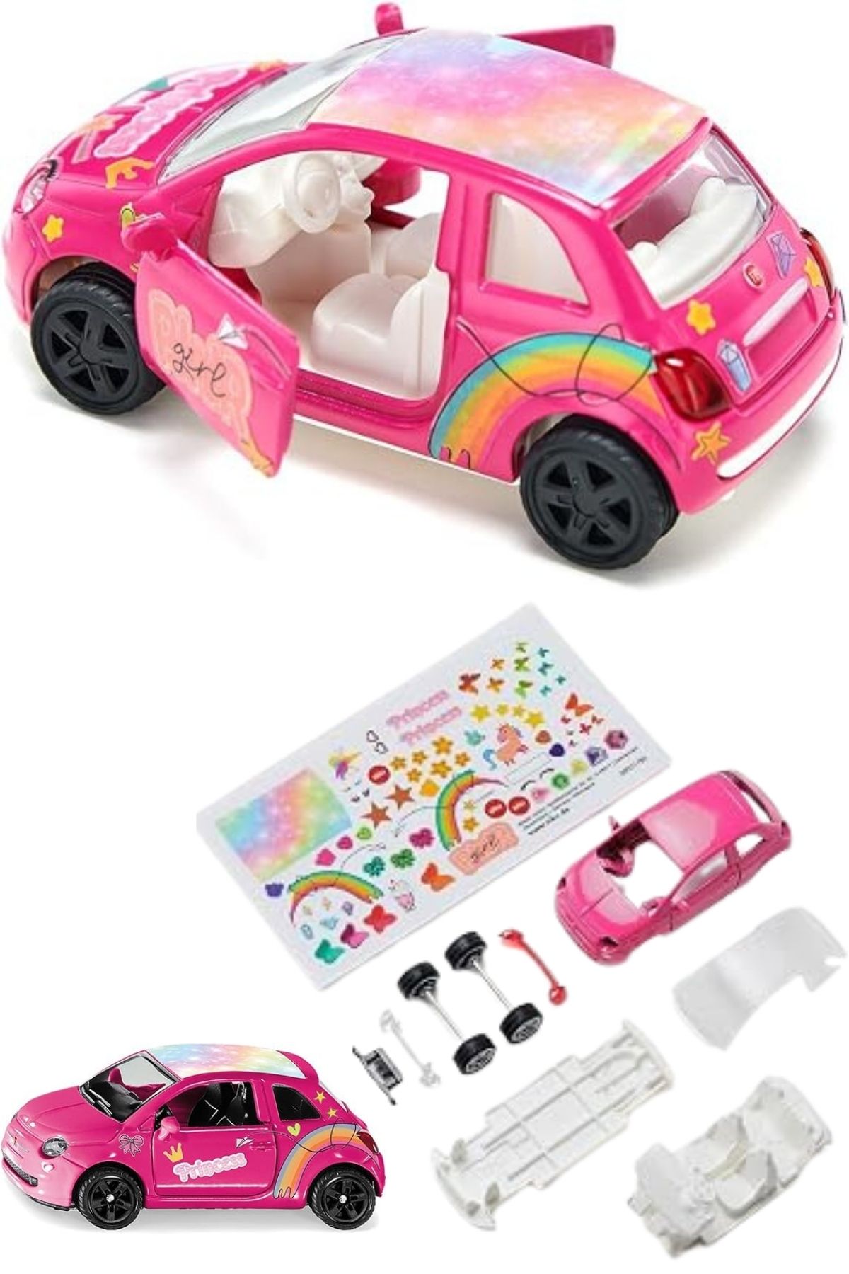 Siku 6503, zanaat seti, metal/plastik, pembe, özel tasarım için çıkartma levhalı