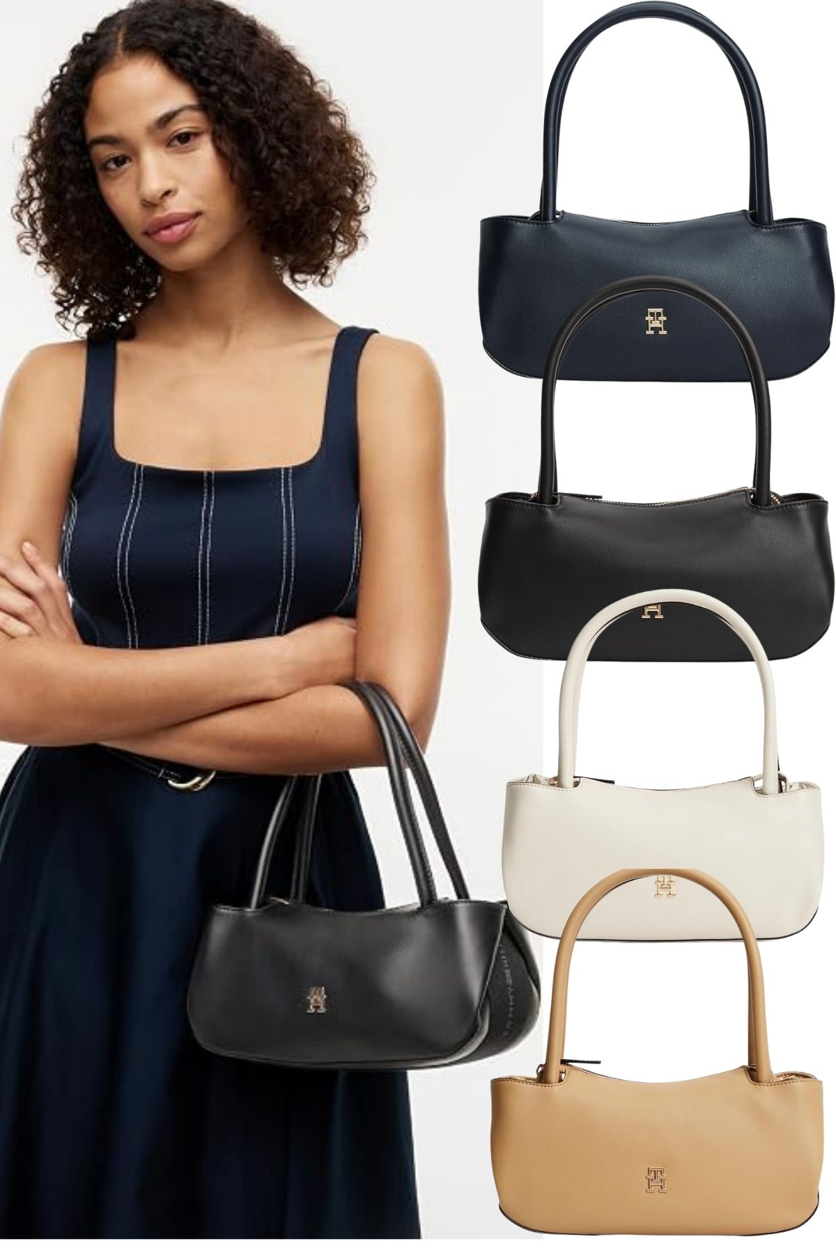 Tommy Hilfiger TH LOGOTAPE SHOULDER BAG Çanta Kadın