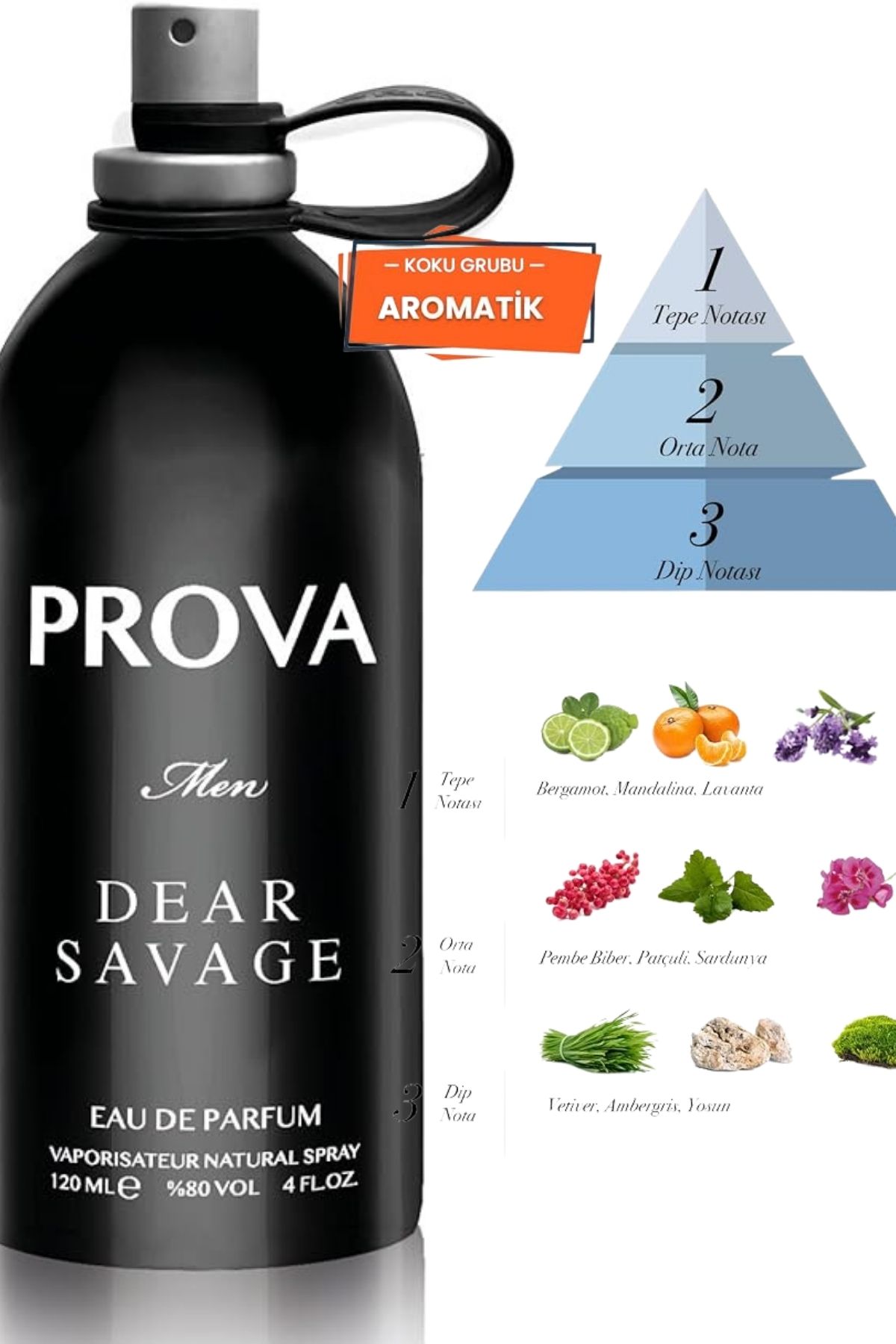 Prova Dear Savage EDP Erkek Parfüm 120ml