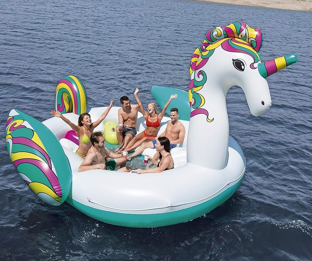 Bestway 5.90m x 4.04m Giant Unicorn Island