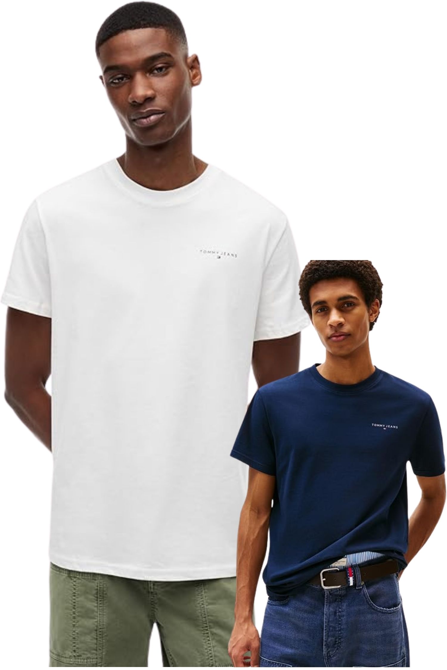 Tommy Jeans Slim Linear Chest T-Shirt Tişört Erkek