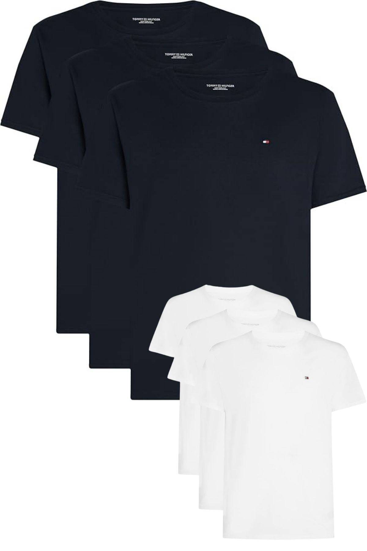 Tommy Hilfiger 3P SS TEE Tişört Erkek (Adet Fiyatı 565TL)