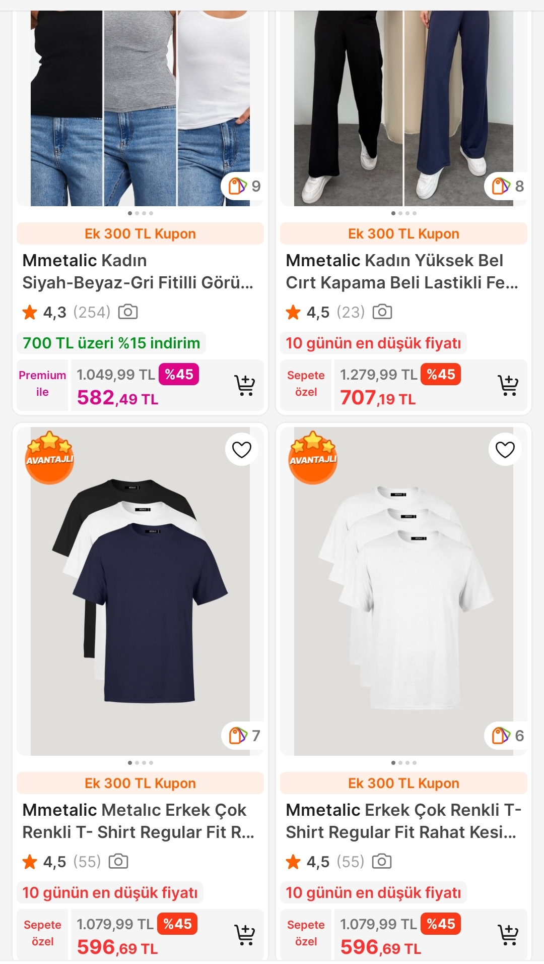 MMETALİC SATICILI ÜRÜNLERDE %35 İNDİRİME EK 700 TL ÜSTÜNE %15 İNDİRİM FIRSATI! 