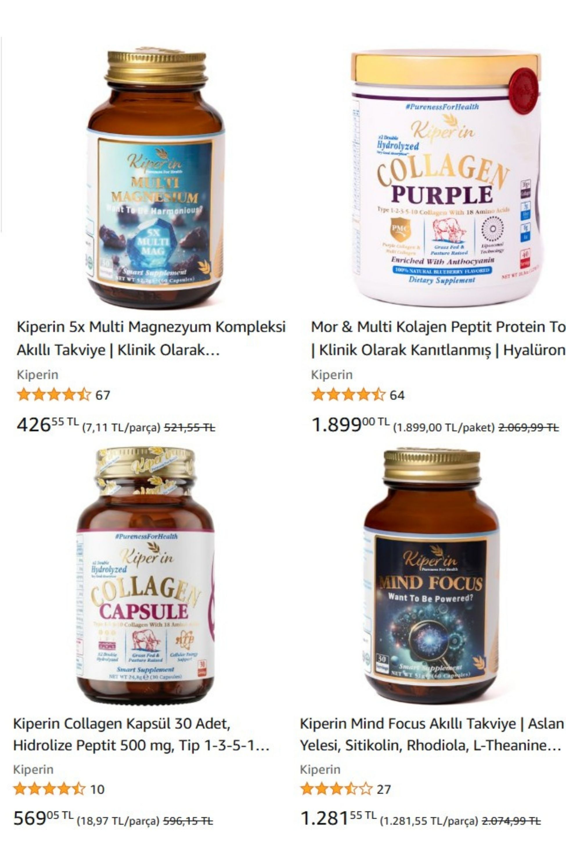 KİPERİN VİTAMİN VE TAKVİYELERDE 3 AL 2 ÖDE FIRSATI!