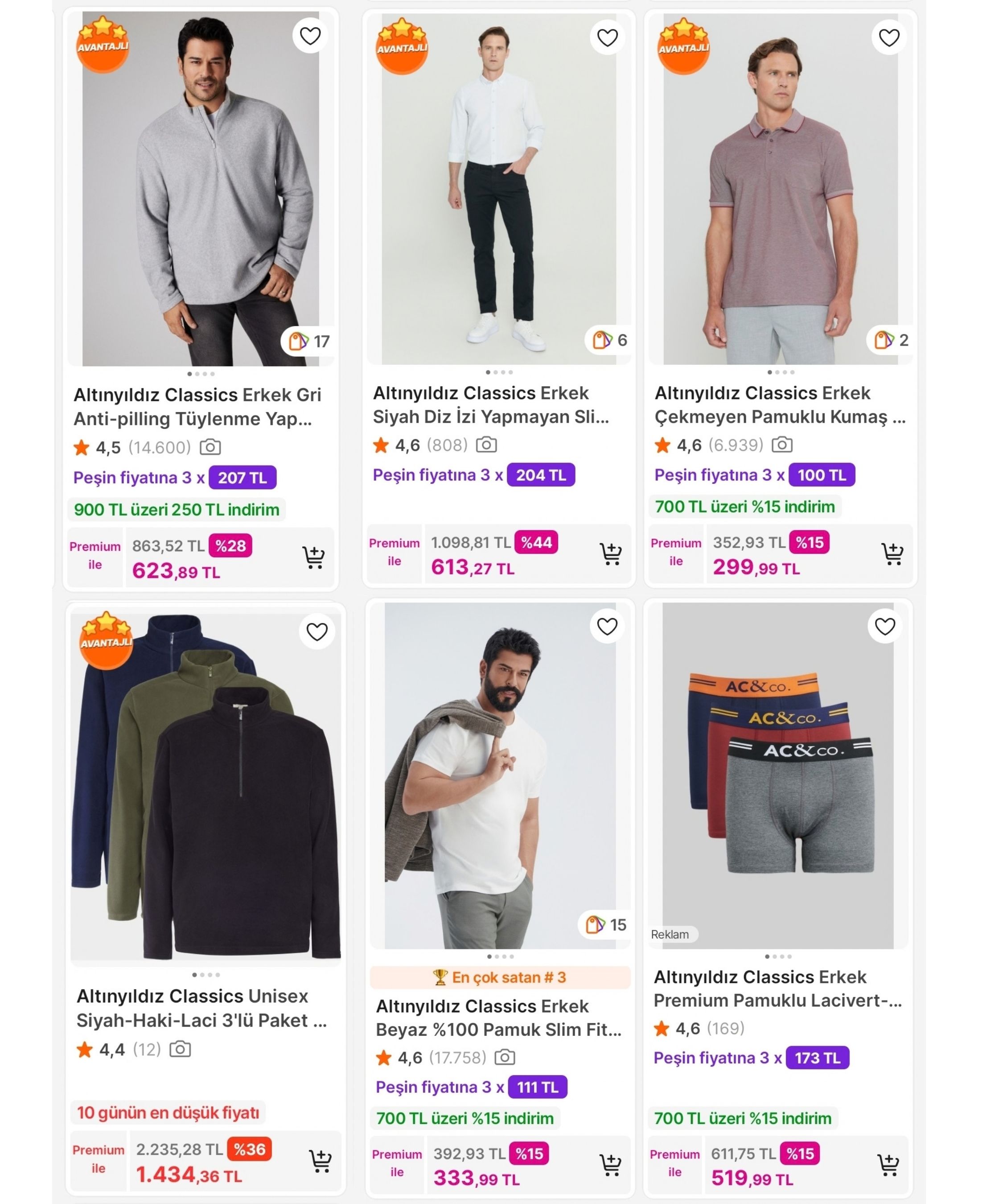 AC&CO ALTINYILDIZ'DA TÜM İNDİRİMLERE EK 900TL'YE 250TL İNDİRİM FIRSATI!