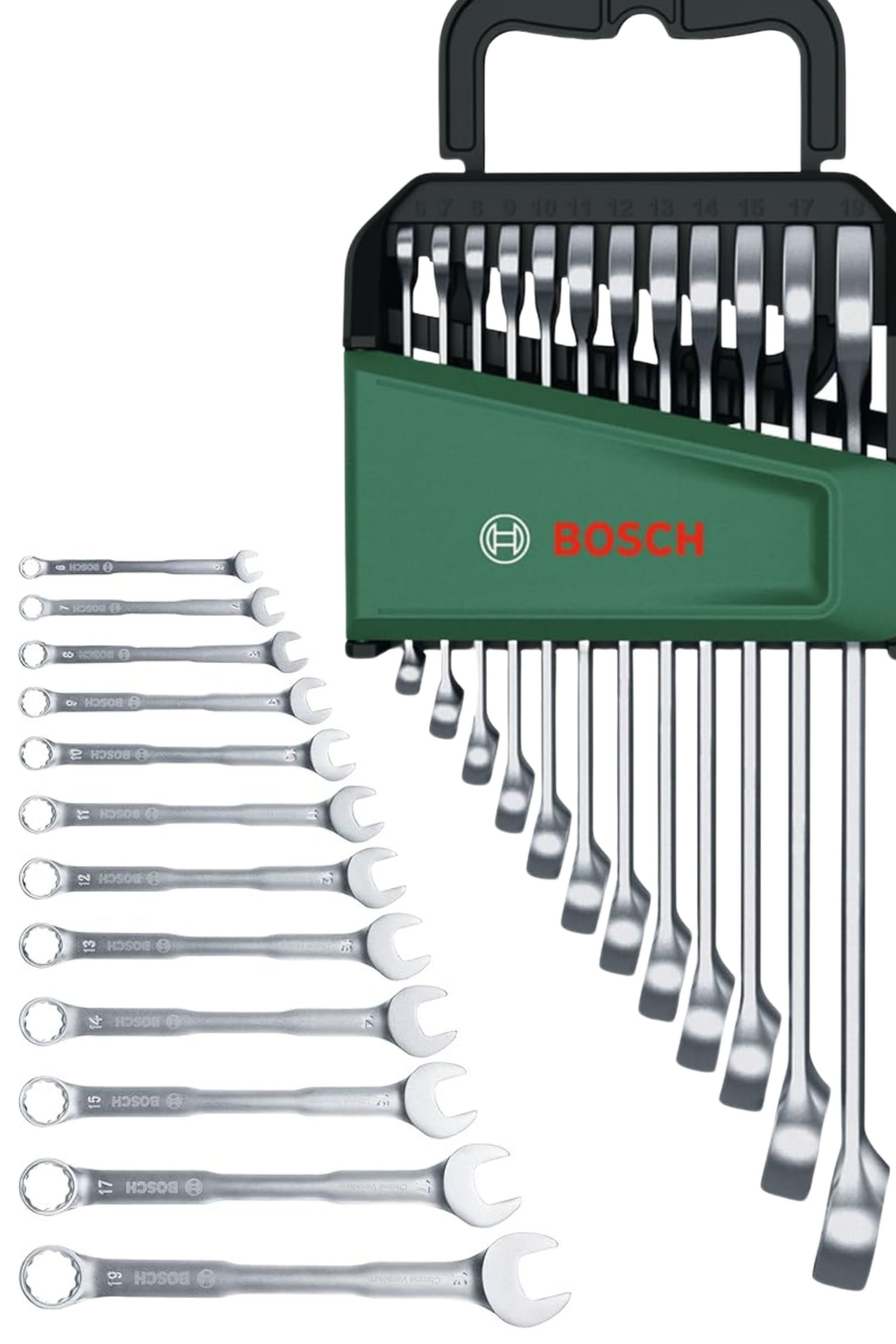 Bosch Açık Uçlu Kombine Anahtar Seti 12 Parça 1600A02Z9D